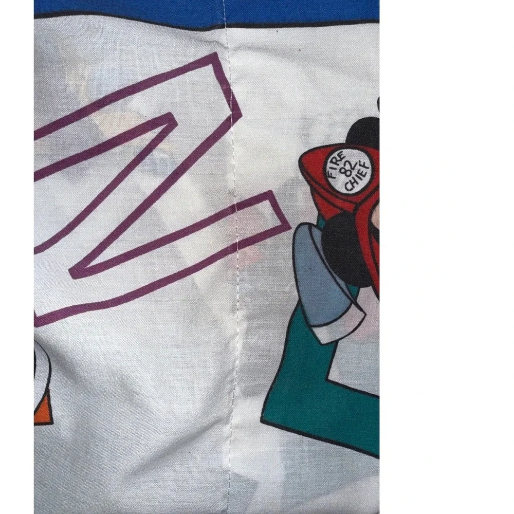 80s Disney Character‎ Storyboard Sheet | Pristine Vintage Cotton Blend